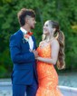 Mermaid V-neck Tulle Prom Dresses With Appliques