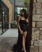 Sheath/Column Strapless Sparkly Sequin Prom Dresses