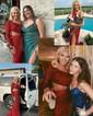 Sheath/Column One Shoulder Velvet Sequin Cut Out Prom Dresses