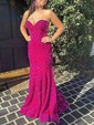 Mermaid Mermaid Strapless Sparkly Velvet Sequin Prom Dresses