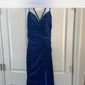 Sheath/Column V-neck Glitter Prom Dresses With Ruched