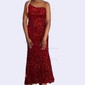 Sheath/Column One Shoulder Sparkly Sequin Cut Out Prom Dresses