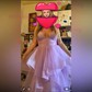 Princess V-neck Tulle Ruffle Prom Dresses