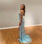 Sheath/Column Sweetheart Sparkly Sequin Prom Dresses