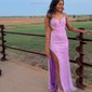 Mermaid V-neck Sparkly Sequin Prom Dresses