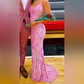 Mermaid V-neck Sparkly Sequin Prom Dresses