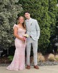 Mermaid Sweetheart Sequined 3D Floral Prom Dresses With Appliques