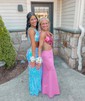 Mermaid One Shoulder Stretch Crepe Cut Out Prom Dresses With Beading