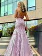 Sheath/Column Sweetheart Sparkly Sequin Prom Dresses With Floral