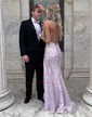 Sheath/Column Sweetheart Sparkly Sequin Prom Dresses With Floral