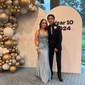 Black Mermaid V-neck Glitter Prom Dresses With Appliques