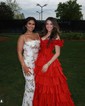 Ball Gown Off-the-shoulder Taffeta Ruffle Tiered Prom Dresses