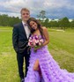 Ball Gown Sweetheart Tulle Tiered Prom Dresses With Ruched