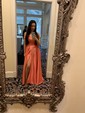 Ball Gown Off-the-shoulder Satin Prom Dresses With Ruched