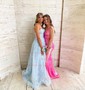 Ball Gown Strapless Sparkly Sequin Prom Dresses With Appliques