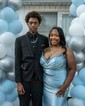 Mermaid V-neck Ruched Satin Prom Dresses With Beading