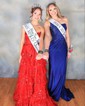 Ball Gown Strapless Tulle Tiered Prom Dresses With Appliques