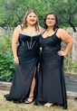 Mermaid Strapless Satin Corset Prom Dresses With Ruched