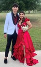 A-line Sweetheart Satin Corset Prom Dresses With Ruched