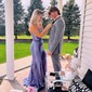 Mermaid Strapless Sparkly Sequin Prom Dresses With Feather