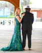 Mermaid Off-the-shoulder Sparkly Sequin Prom Dresses With Appliques