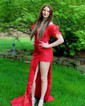 Mermaid V-neck Sparkly Sequin Prom Dresses With Appliques