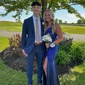Blue Mermaid V-neck Jersey Beaded Prom Dresses