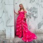 Ball Gown Sweetheart Tulle Tiered Prom Dresses With Appliques