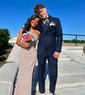 Sheath/Column Strapless Sparkly Velvet Sequin Prom Dresses With Beading
