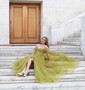 Ball Gown Sweetheart Tulle Prom Dresses With Appliques