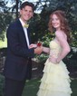 Ball Gown Strapless Chiffon Tiered Prom Dresses With Appliques