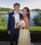 Ball Gown Strapless Chiffon Tiered Prom Dresses With Appliques