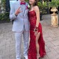 Black Mermaid Scoop Neck Sparkly Sequin Prom Dresses