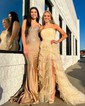 Ball Gown Strapless Tulle Tiered Prom Dresses With Appliques
