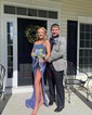 Sheath/Column Strapless Sparkly Sequin Prom Dresses With Beading