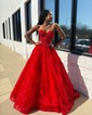 Ball Gown Strapless Lace Corset Prom Dresses With Appliques