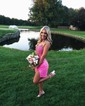 Corset Bubblegum Bodycon Sequin Homecoming Dresses