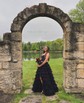 Ball Gown/Princess Sweetheart Tulle Sweep Train Prom Dresses With Tiered