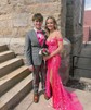Sheath/Column Off-the-shoulder Sparkly Sequin Prom Dresses