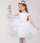 A-line Off-the-shoulder Organza Tea-length Beading Original Flower Girl Dresses