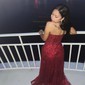 Sheath/Column Strapless Lace Beaded Prom Dresses