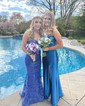 Black Mermaid Strapless Lace Prom Dresses With Beading