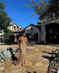 Mermaid V-neck Sparkly Velvet Sequin Prom Dresses