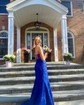 Red Mermaid Strapless Tulle Prom Dresses With Appliques