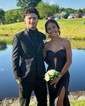 Unique Sheath/Column Satin Sweetheart Ruched Split Prom Dresses