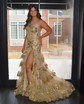 Mermaid One Shoulder Sparkly Sequin Prom Dresses