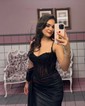Trumpet/Mermaid Sweetheart Silk-like Satin Sweep Train Prom Dresses With Split Front