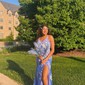 Sheath/Column V-neck Tulle Prom Dresses With Appliques