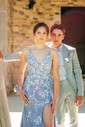 Sheath/Column V-neck Tulle Prom Dresses With Appliques
