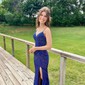 Black Mermaid V-neck Jersey Beaded Prom Dresses